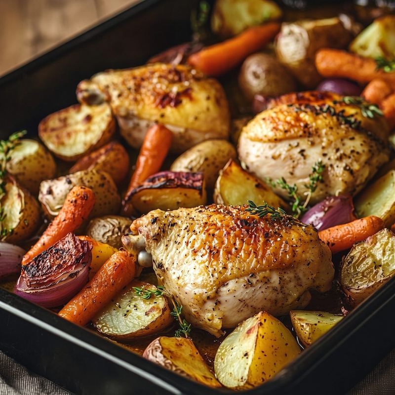 Baked Chicken with Vegetables