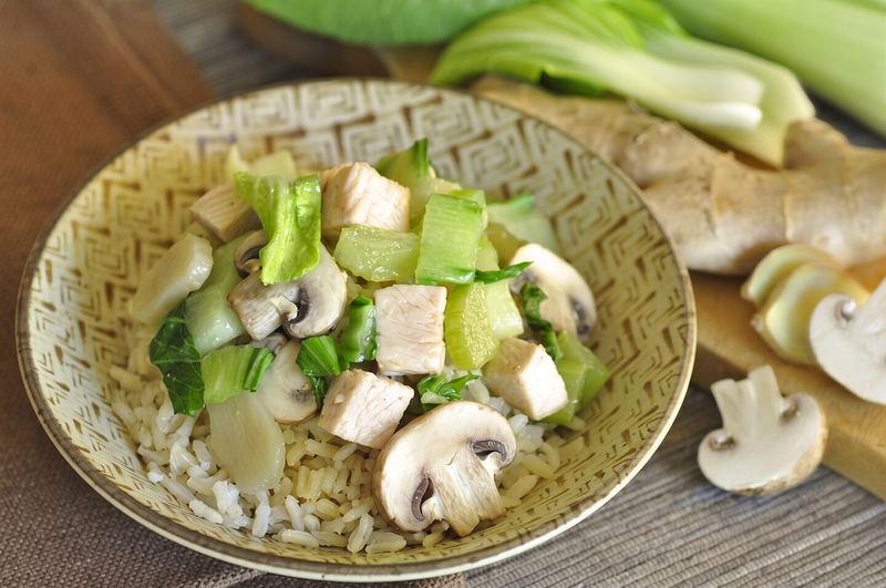 Vegetable and Turkey Stir Fry
